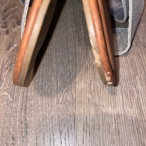 Rampage Breaker Slide Sandals Womens Size 11 Gray Silver Reptile Slip On - Picture 7 of 9